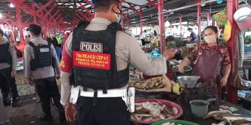 Perangi Covid-19, Personil Polres Seruyan Melaksanakan Kegiatan KRYD dan Operasi Yustisi