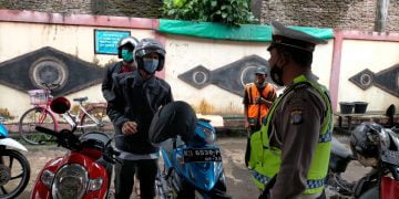 Satlantas Polres Seruyan Himbau Selalu Terapkan Prokes dan Masker Sebagai Kebutuhan