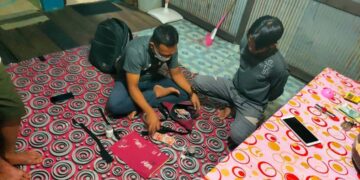 Polsek Mentaya Hulu Tangkap Pengedar Bersama 38 Paket Sabu