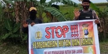 Polsek Seruyan Hilir Patroli dan Sosialisasi Karhutla
