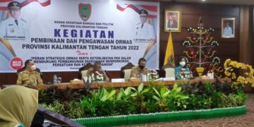 Asisten Pemerintahan dan Kesra Buka Kegiatan Pembinaan dan Pengawasan Ormas Provinsi Kalteng