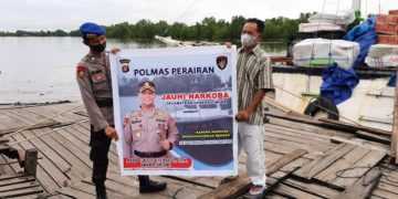 Satpolairud Polres Seruyan Himbau Masyarakat Hindari Narkoba