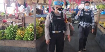 Polsek Seruyan Hilir Patroli Ingatkan Masyarakat Gunakan Masker