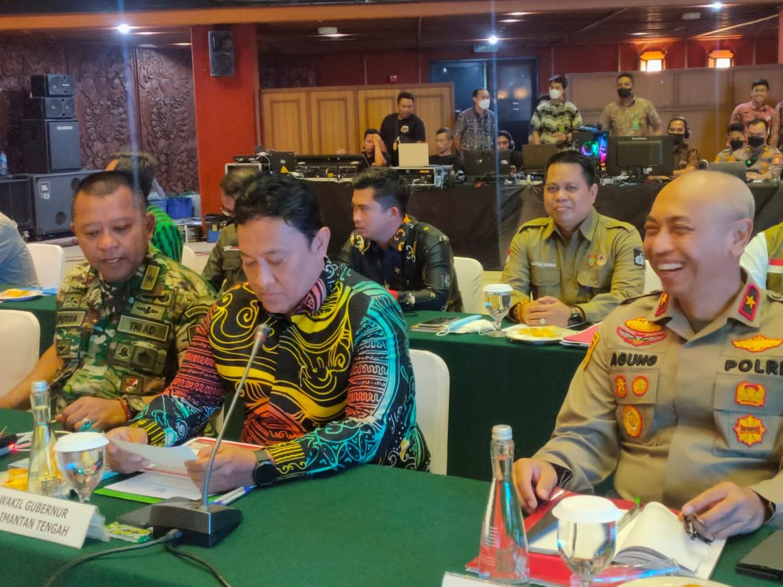 Wagub Kalteng H. Edy Pratowo hadiri Rakorsus Karhutla Tahun 2023