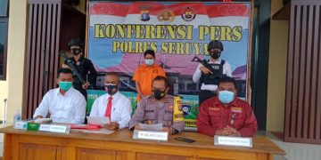Satres Narkoba Polres Seruyan Musnahkan Barbuk Sabu Seberat 5,10 Gram