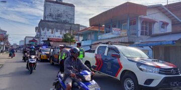 Polres Seruyan Lakukan Patroli Berskala Besar Keliling Kota Kuala Pembuang