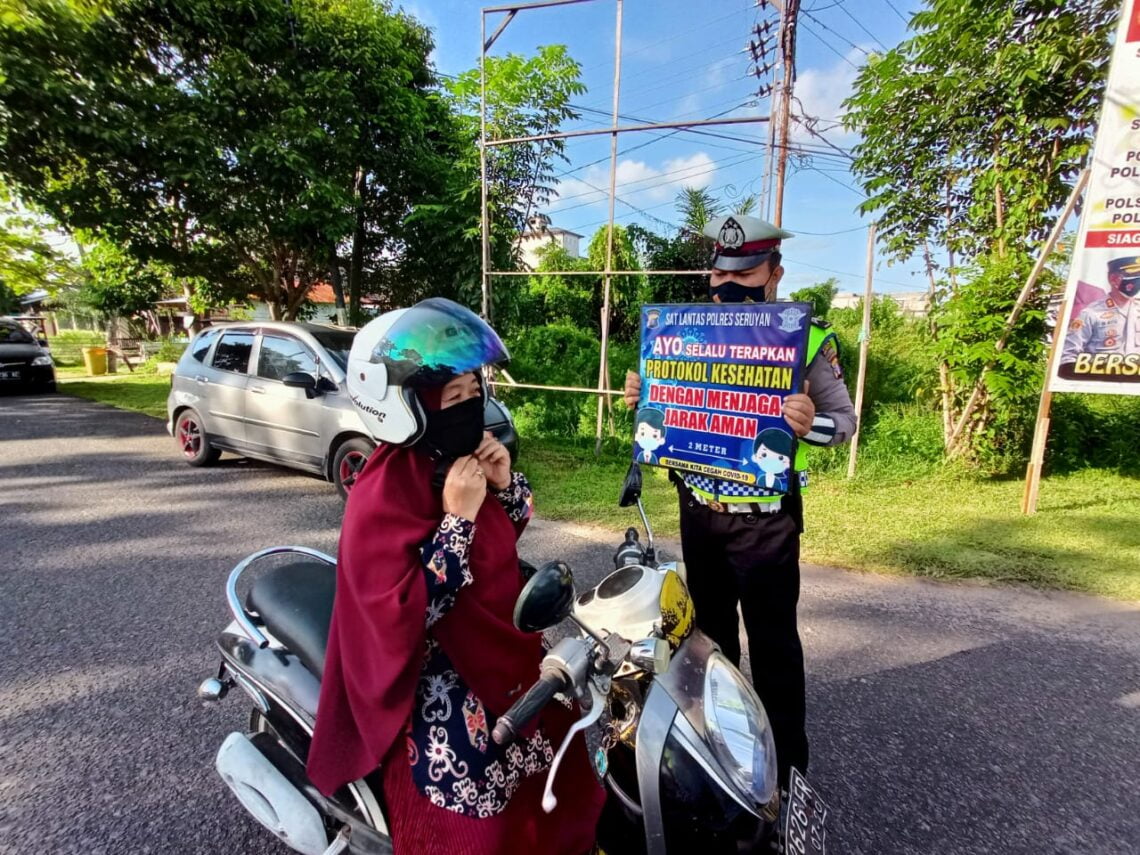 Satuan Lalu Lintas (Satlantas) menjadwalkan Operasi Keselamatan tahun 2021 selama 14 hari ke depan. Foto : Tbn