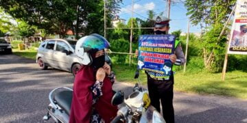 Aksi Simpatik Saat Operasi Keselamatan Telabang 2021