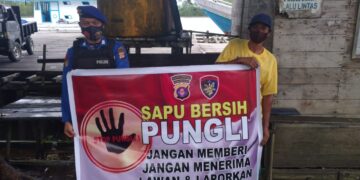 Satpolairud Polres Seruyan Sosialisasi ke Masyarakat Tentang Saber Pungli