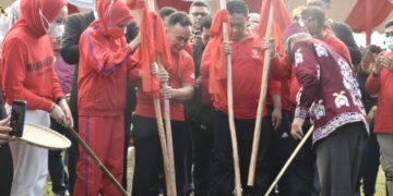 Gubernur Sugianto Sabran : Pencatatan Rekor Tradisi Mangenta Terbanyak, Sebagai Pelestarian Warisan Budaya Kalteng