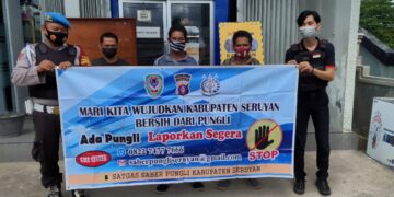 Polsek Hanau Sosialisasikan Saber Pungli Kepada Masyarakat