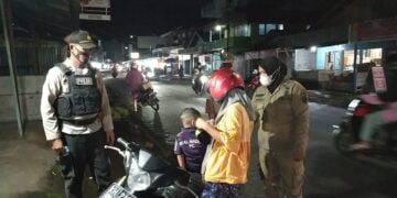 Tim Yustisi Gencar Giatkan Himbauan Taati Prokes ke Masyarakat Kota Kuala Pembuang