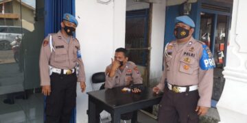 Anggota Propam Polres Seruyan Pantau Obyek Vital Bank di Kuala Pembuang