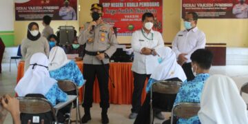 Kapolres Seruyan Motivasi Siswa-siswi SMPN-1 Kuala Pembuang