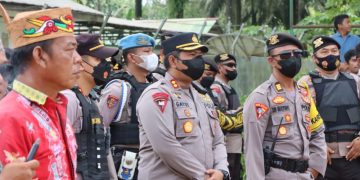 Kapolres Seruyan Turun Langsung Amankan Aksi Unjuk Rasa di Perusahaan Sawit