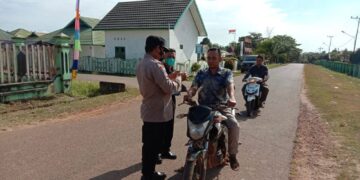 Polsek Danau Sembuluh Rutin Laksanakan Operasi Yustisi