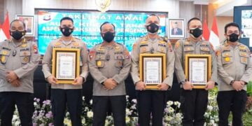 Kapolres Seruyan Meraih Penghargaan dari Kapolda Kalteng