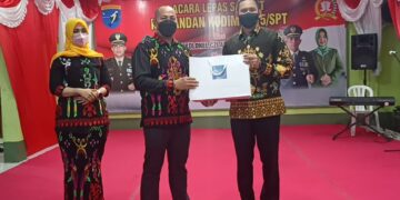 Kapolres Seruyan Hadiri Acara Pisah Sambut Dandim 1015/Sampit