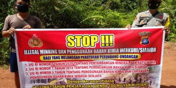 Polsek Seruyan Hulu Terus Imbau Warga Cegah Illegal Mining