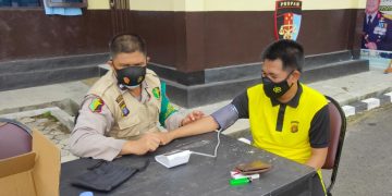 Urkes Polres Seruyan Cek Kesehatan Tiap Personel Kepolisian