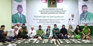 DPW PPP Kalteng Gelar Khataman Al-Qur’an Atas Penetapan H.Sugianto Sabran dan H. Edy Pratowo