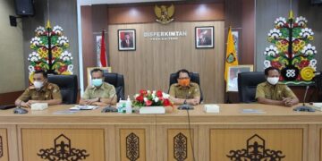 Percepat Kegiatan TA 2022, Disperkimtan Gelar Serah Terima Jabatan