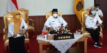 Pj Sekda Kalteng Hadiri Acara Kemendagri BerAKHLAK