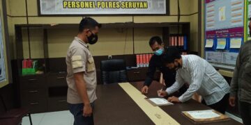 Satuan Reserse Narkoba Polres Seruyan Tandatangani Pakta Integritas