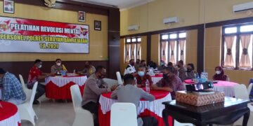 Kapolres Seruyan Pimpin Pelaksanaan Pelatihan Revolusi Mental