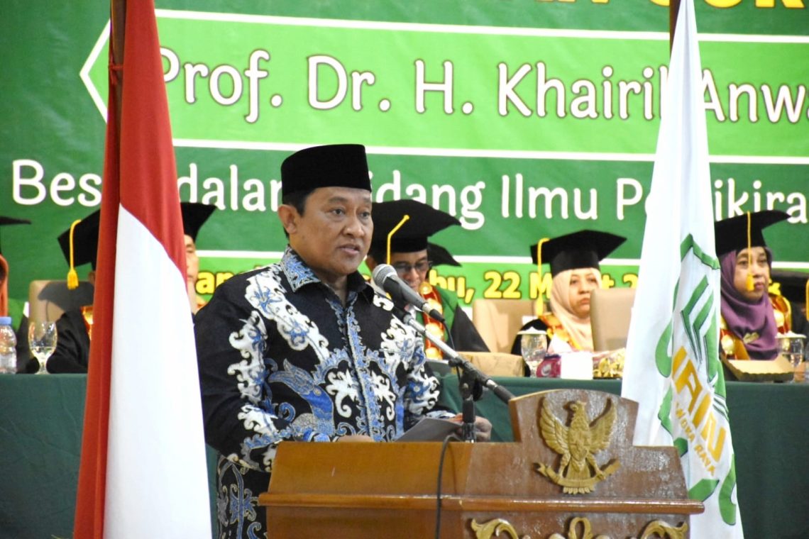 Wakil Gubernur Kalteng, H Edy Pratowo saat memberikan sambutan, Rabu (22//3/2023). Foto:biro adpim 