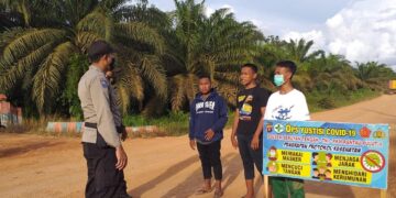 Personel Polsek Seruyan Tengah Terus Lakukan Operasi Yustisi