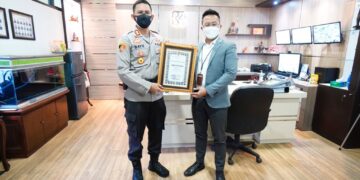 Kapolres Seruyan Silaturahmi dengan Kepala BRI Cabang Sampit