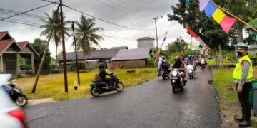 Satlantas Polres Seruyan Laksanakan Pengaturan Titik Rawan Kemacetan