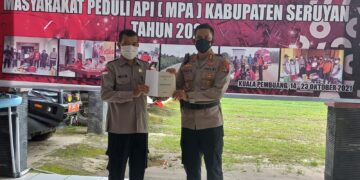 Kapolres Seruyan Koordinasi dengan Kepala BPBD Kabupaten Seruyan