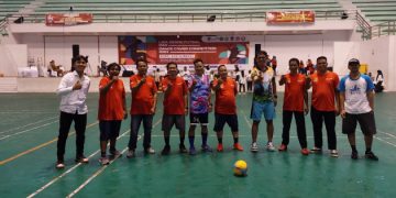 Futsal BKKBN Kalteng vs Wartawan Plus Sponsorship Mantapkan KIE Generasi Berencana