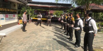 Kapolsek Ingatkan Anggota Untuk Tetap Disiplin Dalam Bertugas
