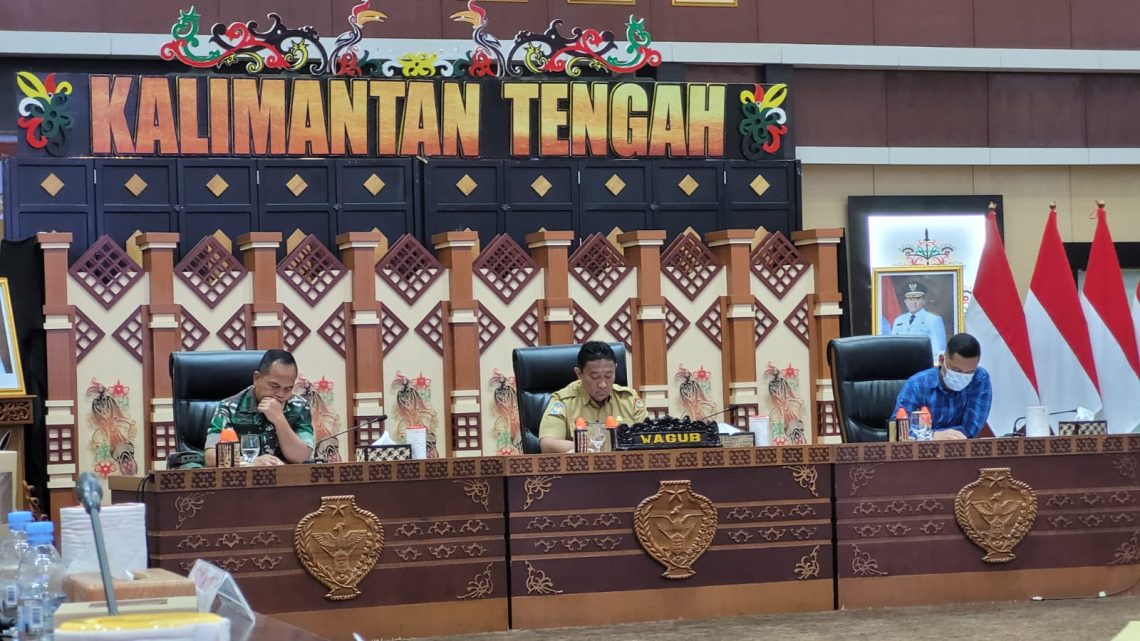 Wagub Kalteng H. Edy Pratowo hadiri Rakor Pengendalian Inflasi Daerah secara virtual