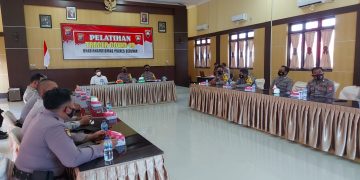 Waka Polres Seruyan Buka Pelatihan Tracer Bagi Personil Bhabinkamtibmas