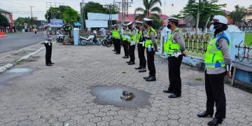 Tingkatkan Pelayanan, Sat Lantas Polres Seruyan Laksanakan Pengaturan Pagi Hari