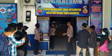 Polres Seruyan Gelar Roadshow Zona Integritas di Tempat Pelayanan Publik