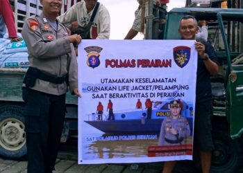Satpolairud Polres Seruyan Himbau Tentang Keselamatan dan Kamtibmas