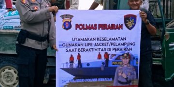 Satpolairud Polres Seruyan Himbau Tentang Keselamatan dan Kamtibmas