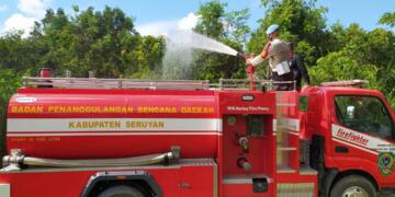 Personil Polsek Seruyan Hilir Lakukan Pendinginan di Wilayah Rawan Karhutla