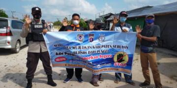 Polsek Hanau Gencar Sosialisasi Saber Pungli ke Warga di Wilayahnya