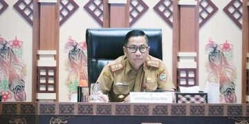 Asisten Ekbang Leonard S. Ampung Hadiri Rakor Pengendalian Inflasi di Daerah