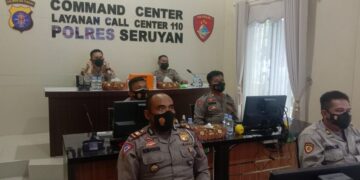 Kapolres Beserta PJU Ikuti  Vicon Kapolri Tentang Situasi Kamtibmas Terkini   