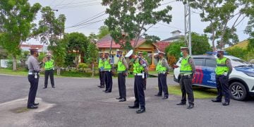 Satlantas Polres Seruyan Selalu Laksanakan Gatur Pagi Setiap Hari