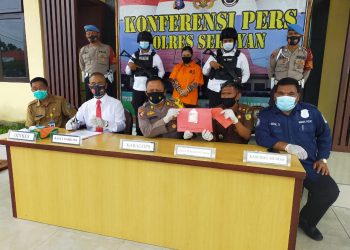 Polres Seruyan Musnahkan Barang Bukti Sabu Seberat 9,54 Gram 