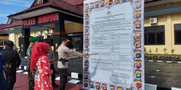 Polres Seruyan dan Polsek Jajaran Apel Kesiapsiagaan Menghadapi Karhutla