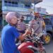 Sat Lantas Polres Seruyan Sampaikan Himbauan Penerapan Prokes ke Masyarakat